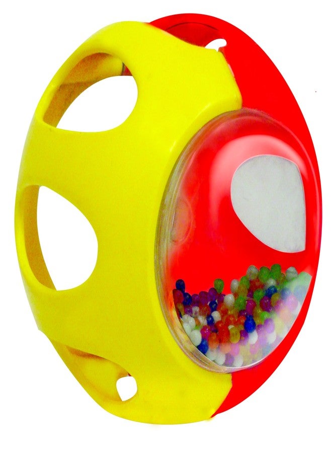 giggles Funskool Giggles - Baby Action Ball, Activity Rattle Ball For Kids, Multicolour, 12 Months & Above, Infant And Preschool Toys, 1 Pcs - Image 1